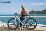 Best versatile Blutron commuter electric bike - Sleek modern design ideal for scenic coastal commutes and comfortable daily leisure rides