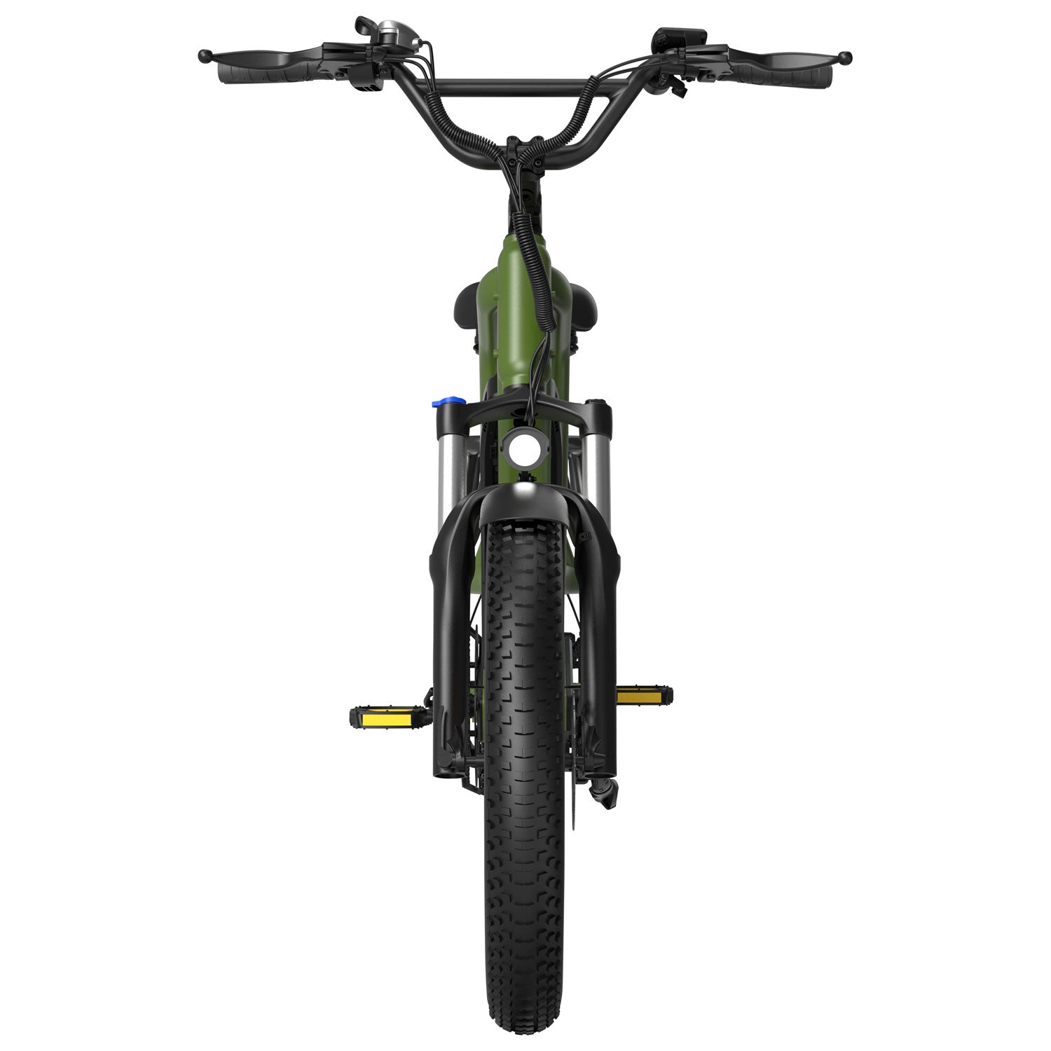 Blutron SCG5 Cargo Electric Bike (500W Motor / 90km Battery Range / 32km/h Top Speed) - Olive Green - image 8