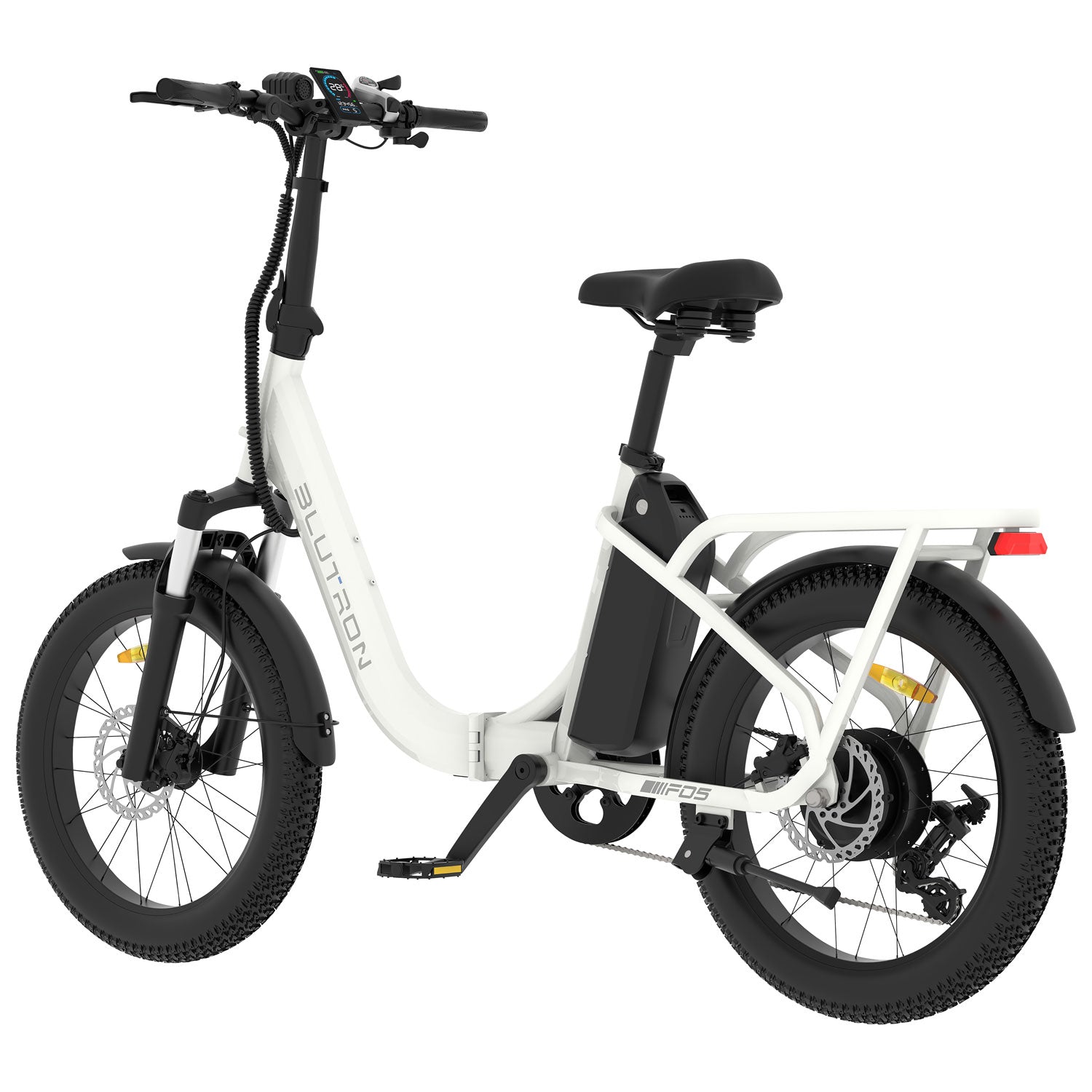 Blutron FD5 Foldable Step-Through Electric City Bike (500W Motor / Up to 75km Battery Range / 32km/h Top Speed) - image 3