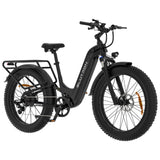 Blutron SF5 Electric Fat Tire Bike (500W Motor / Up to 95km Battery Range / 32km/h Top Speed) - Matte Black - image 2