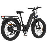 Blutron SF5 Electric Fat Tire Bike (500W Motor / Up to 95km Battery Range / 32km/h Top Speed) - Matte Black - image 4