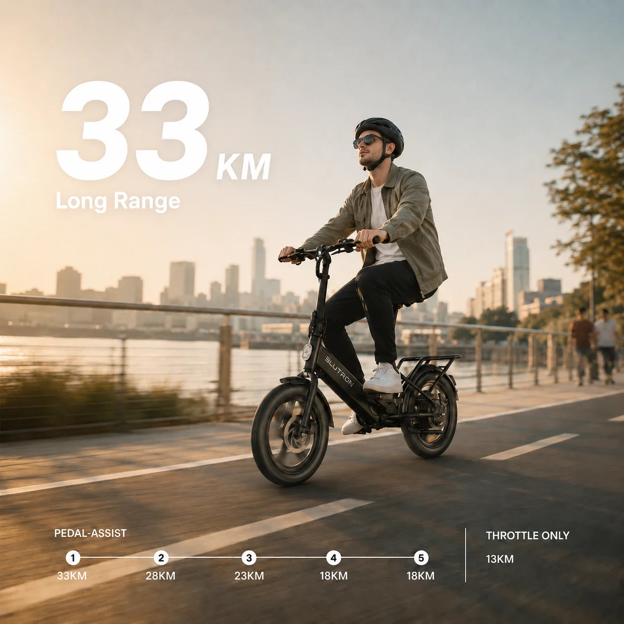 Blutron EB350F Folding Ebike